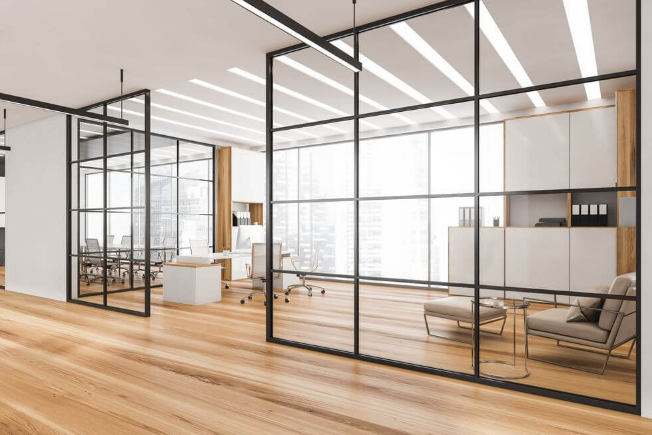 پارتیشن شیشه ای اداری در ساری