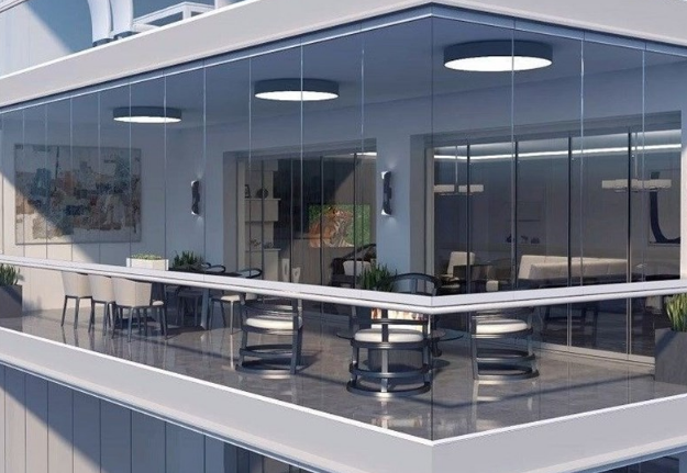 شیشه تراس و آینه در ساری